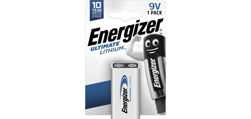 Energizer Lithiumbatterie 9V, im Blisterpack
