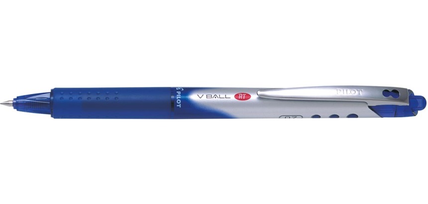 Pilot liquid-ink roller V-Ball RT 07, medium punt, blauw