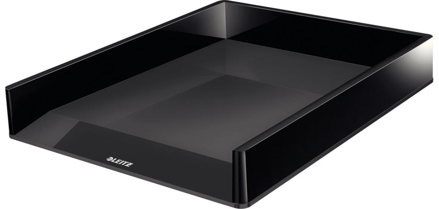 Leitz Dual Black letter tray, black