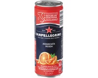 San Pellegrino limonade aranciata rossa, canette mince de 33 cl, paquet de 6 pièces