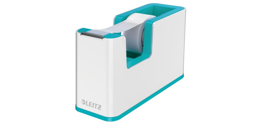 Klebebandabroller WOW Duo Colour, inkl. 1 Rolle Klebeband, Eisblau