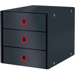 Leitz Click & Store Cosy bloc à tiroirs, 3 tiroirs, gris