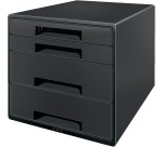 Leitz Recycle drawer block, 4 drawers, black