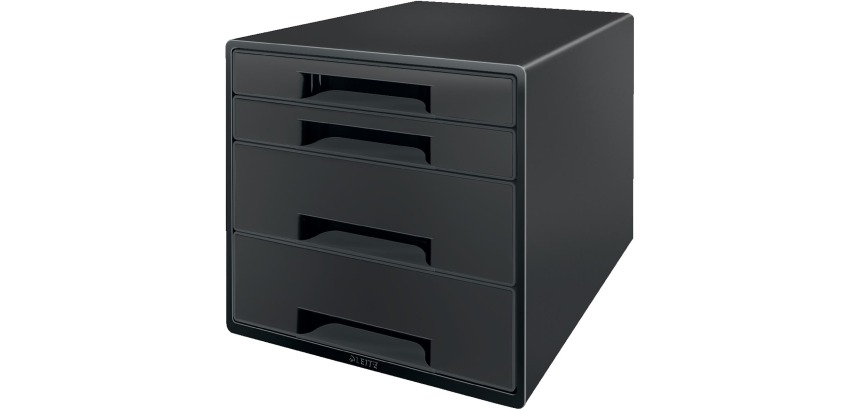 Leitz Recycle drawer block, 4 drawers, black