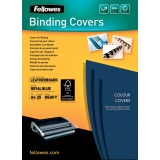 Voorblad Fellowes A4 lederlook royal blauw 25 stuks