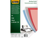 Fellowes couvertures, ft A4, PVC, 150 micron, paquet de 100 pièces, transparent