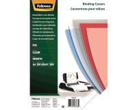 Fellowes couvertures, ft A4, PVC, 300 micron, paquet de 100 pièces, transparent