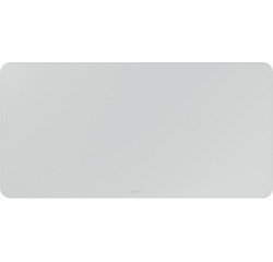 Leitz sous-main et tapis de souris, aspect cuir, ft 80 x 40 cm, gris clair