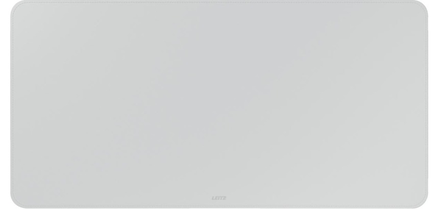 Leitz sous-main et tapis de souris, aspect cuir, ft 80 x 40 cm, gris clair