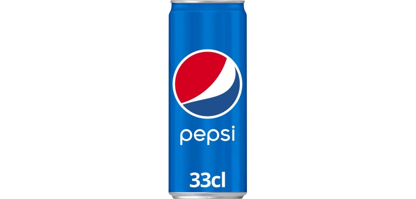 Pepsi Erfrischungsgetränk, schlanke Dose 33 cl, Packung mit 24 Stück
