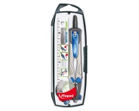 Maped passer Technic Compact 4-delige passerdoos: 1 passer Technic Compact, 1 universeel inzetstuk, 1 ...