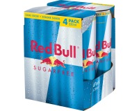 Red Bull sans sucre 25 cl - Carton de 4