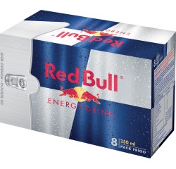 Red Bull 25 cl - 8 canettes