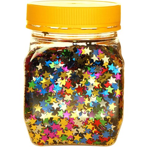 Bouhon pot de confetti étoiles (130 g )