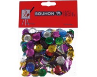 Bouhon confettis cuvette, assorti, blister de 20 g