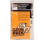 Cleverpack bubble envelopes, size 120 x 215 mm, with adhesive strip, white, pack of 10 pieces