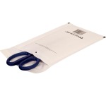 Cleverpack bubble envelopes, size 120 x 215 mm, with adhesive strip, white, pack of 10 pieces