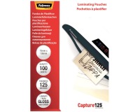 Fellowes lamineerhoes Capture125 ft 75 x 105 mm, 250 micron (2 x 125 micron), pak van 100 stuks