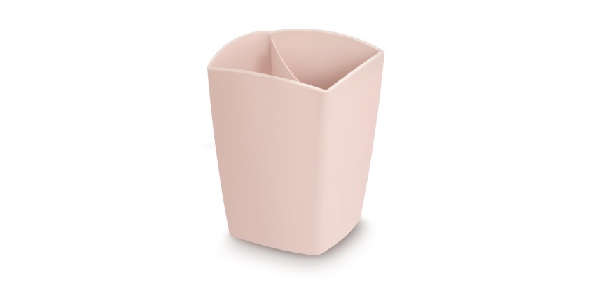 CEP Mineral Stifteköcher, 2 Fächer, magnetisch, rosa