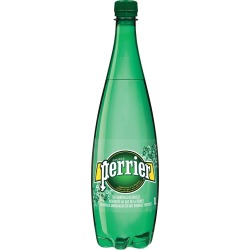 Perrier bruiswater, fles van 1 liter, pak van 6 stuks