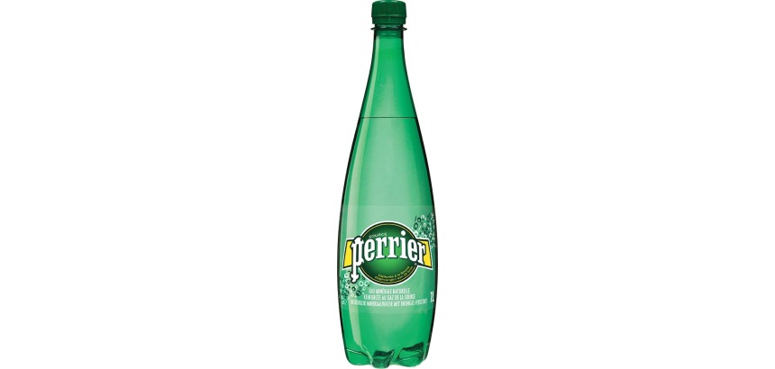 Perrier sparkling water, 1 L bottle, pack of 6 pieces