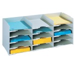 Paperflow sorteerbakje, 15 laden, breedte 75,5 cm