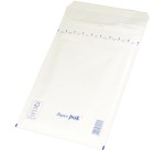 OFFICE products luchtkussenenveloppen, met stripsluiting, 150 x 215 mm, wit, pak van 10 stuks