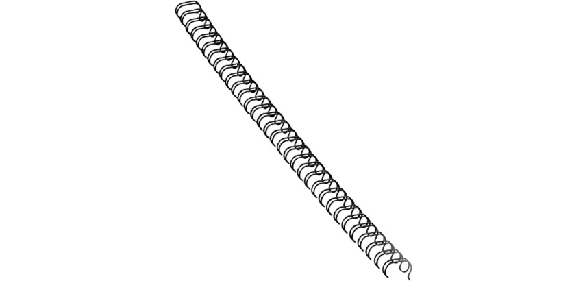 Fellowes Metallbinderücken, Schachtel mit 100 Stück, 12 mm, schwarz