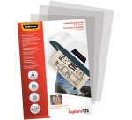 Fellowes pochette à plastifier Capture125 ft A4, 250 microns (2 x 125 microns), paquet de 100, auto-adhés