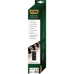 Fellowes bindruggen, pak van 25 stuks, 12 mm, zwart