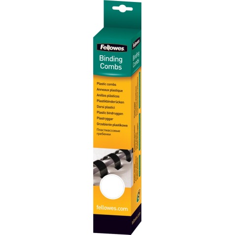 Fellowes reliures, paquet de 25 pièces, 16 mm, blanc