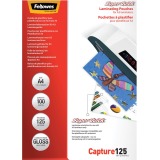 Fellowes lamineerhoes Capture125 Super Quick ft A4, 250 micron (2 x 125 micron), pak van 100 stuks
