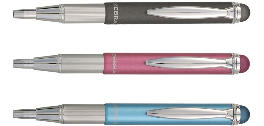 ZEBRA stylus pen, telescopic, assorted colors