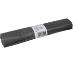 Sac poubelle 25 microns, ft 60 x 90 cm, 70 litres, gris, rouleau de 20 pièces