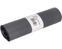 Deiss vuilniszak ft 50 x 60 cm, 33 liter, grijs, HDPE, rol van 50 stuks