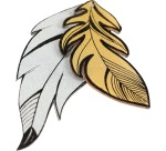 Graine Créative crazy plastic, 2 x gold and 2 x silver