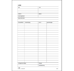 Bons de commande Djois Atlanta A5 50x2 feuilles autocopiante