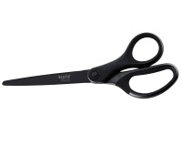 Leitz ciseaux, ft 20,5 cm, droite en gauche, bouts pointus, titnium non stick, noir, blister de 1 pièce