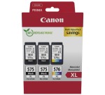 Canon ink cartridge 2 x PG-575XL + 1 x CL-576XL, 300 - 400 pages, OEM 5437C004, 4 colors