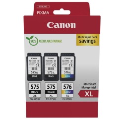 Canon cartouche d'encre 2 x PG-575XL + 1 x CL-576XL, 300 - 400 pages, OEM 5437C004, 4 couleurs