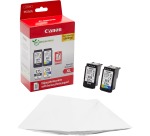 Canon PG575 XL + CL576 XL Pack cartouche noire + couleurs pour imprimante jet d'encre avec papier photo offert