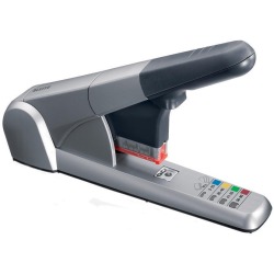 Agrafeuse Leitz Heavy Duty 5551, agrafe jusqu'à 80 feuilles, pour cassettes K6, K8, K10 et K12, argent
