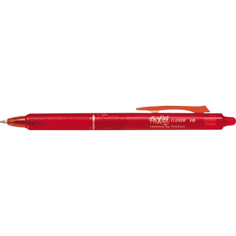 Pilot stylo bille FriXion Ball Clicker 10, rouge