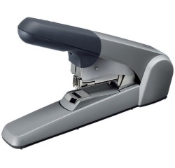 Leitz 5552 Heavy Duty Flat Clinch Stapler 60 Sheets Silver