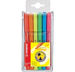 DE_STABILO SURLIGNEUR FLASH 6X