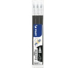 Pilot FriXion Ball/Clicker pen refill, black, pack of 3 pieces