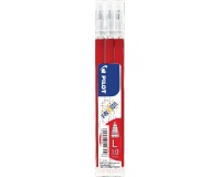 Pilot balpenvulling FriXion Ball/Clicker, rood, etui van 3 stuks
