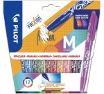 Pilot Frixion Ball roller pen, blister pack of 12 pieces in assorted colors