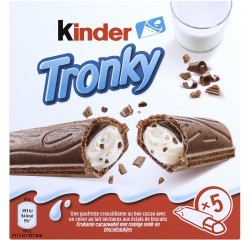 Kinder Tronky biscuits, box of 5 pieces