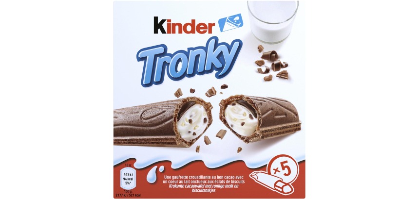 Kinder Tronky biscuits, box of 5 pieces
